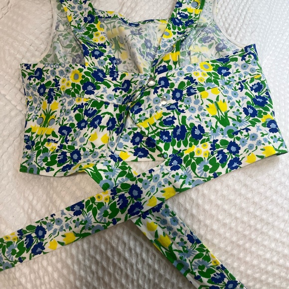 Plenty by Tracy Reese Dresses | Full Circle Flowered Skirt and Middriff Top - Picture 3 of 5